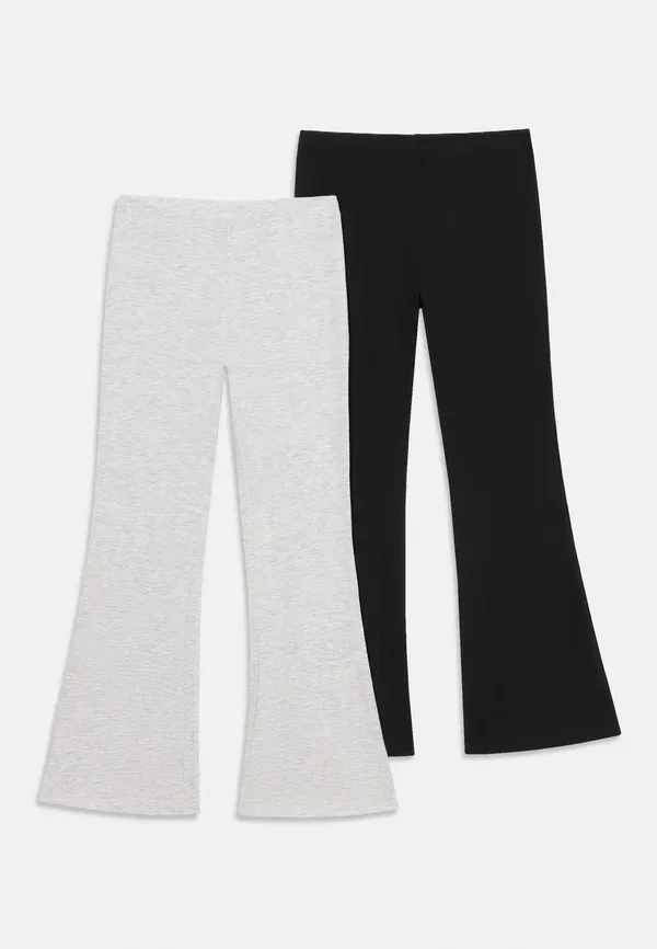 Леггинсы хлопковые Leggings 2 pack Name It, Light Grey Melange, светло-серый