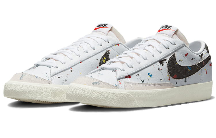Кроссовки Nike Blazer Low 77, белый/черный — фото 3