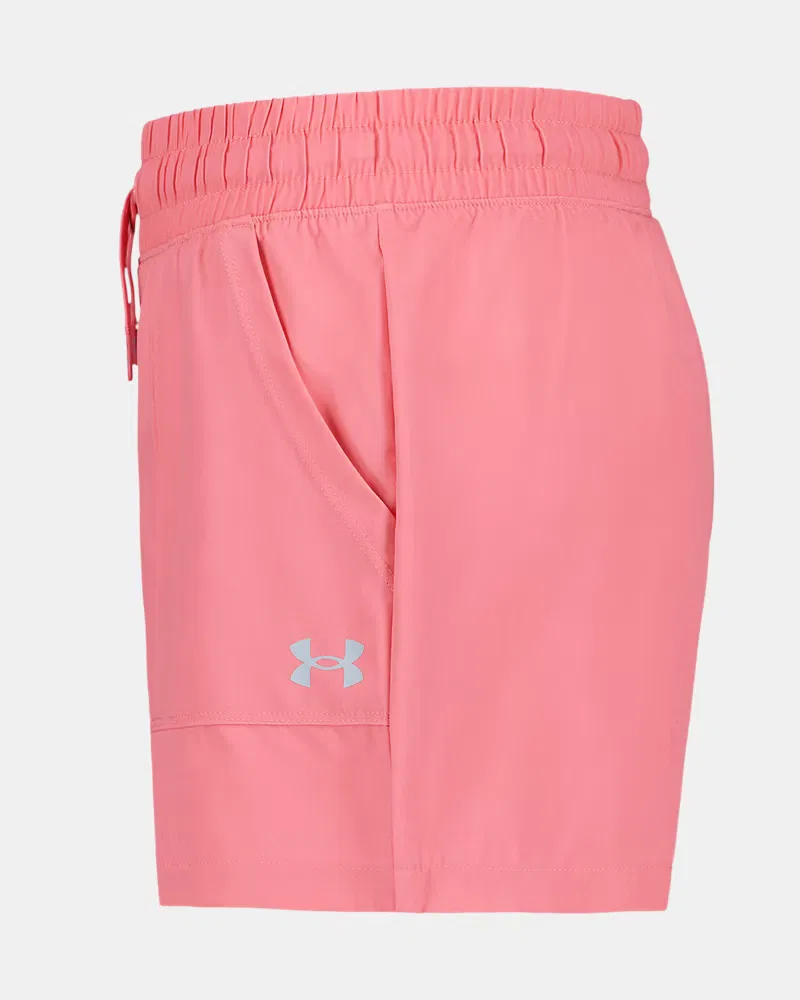 Шорты с внутренним швом 6,4 см быстросохнущие UA Base UnderArmour, Bittersweet Pink/Halo Gray — фото 4