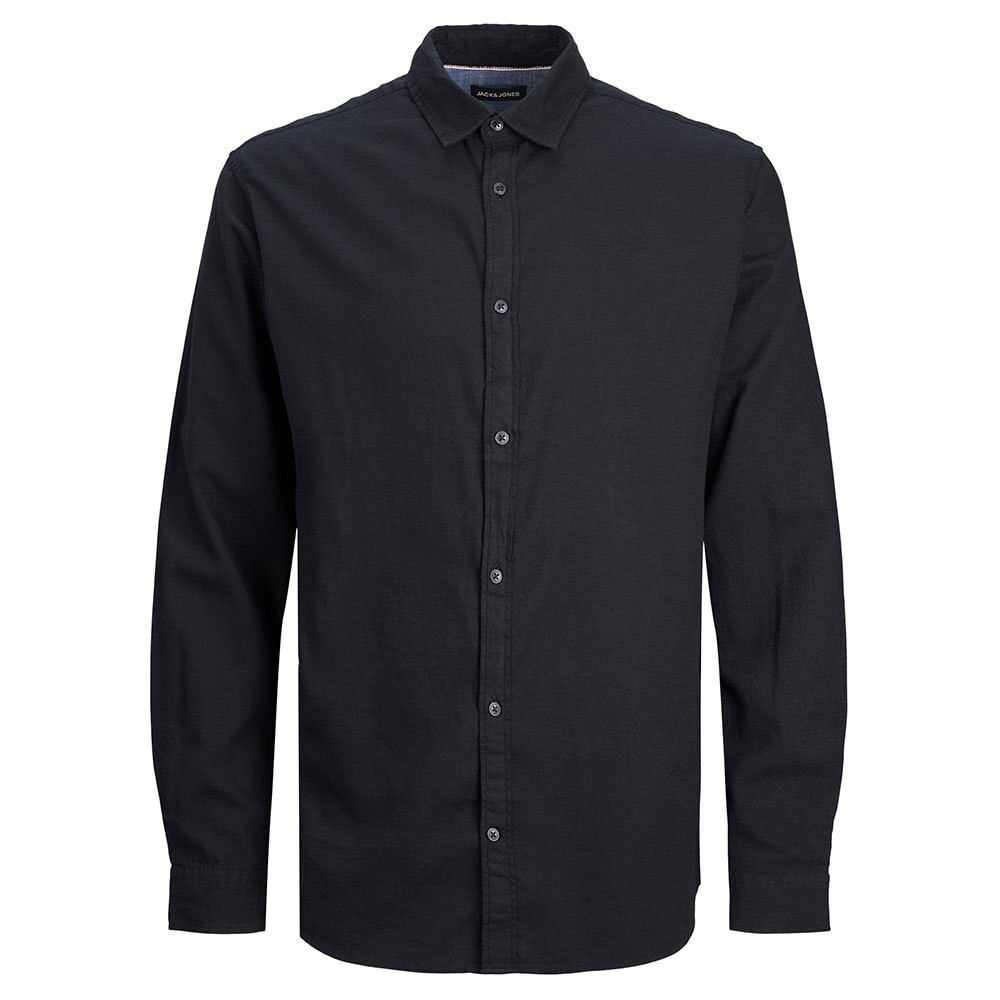 

Рубашка с длинным рукавом Jack & Jones Gingham Twill, черный