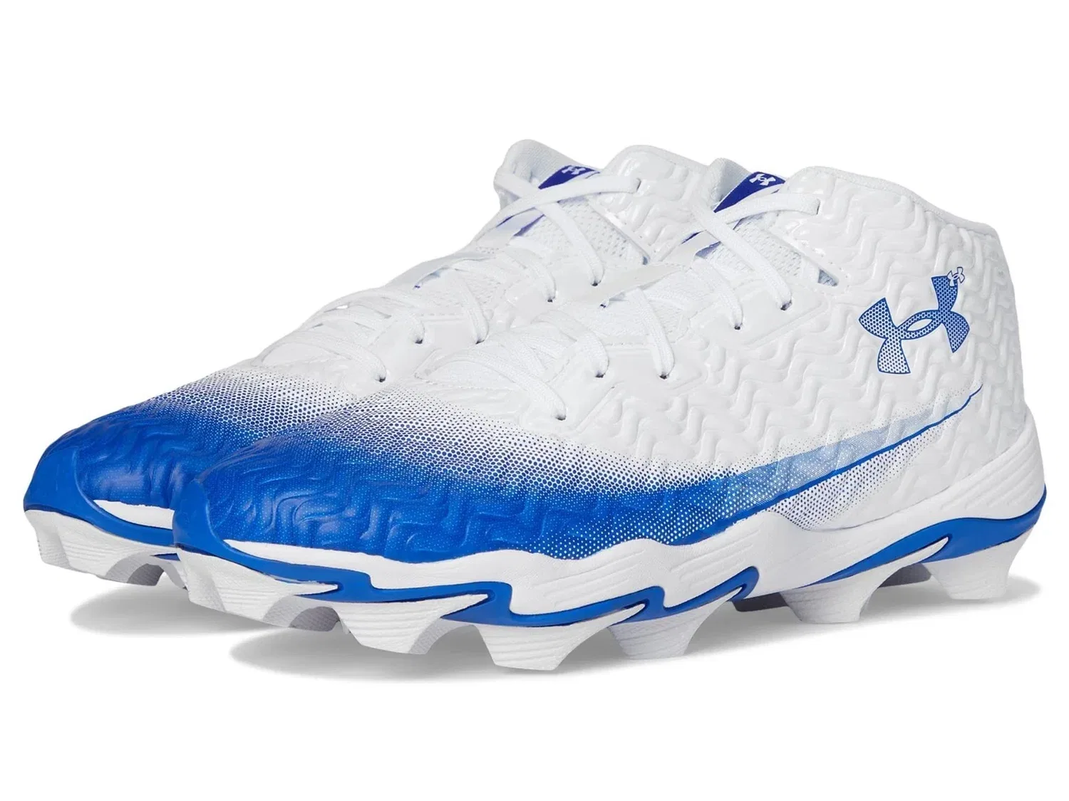 Детские футбольные бутсы Under Armour Spotlight Hammer Jr, White — фото 2
