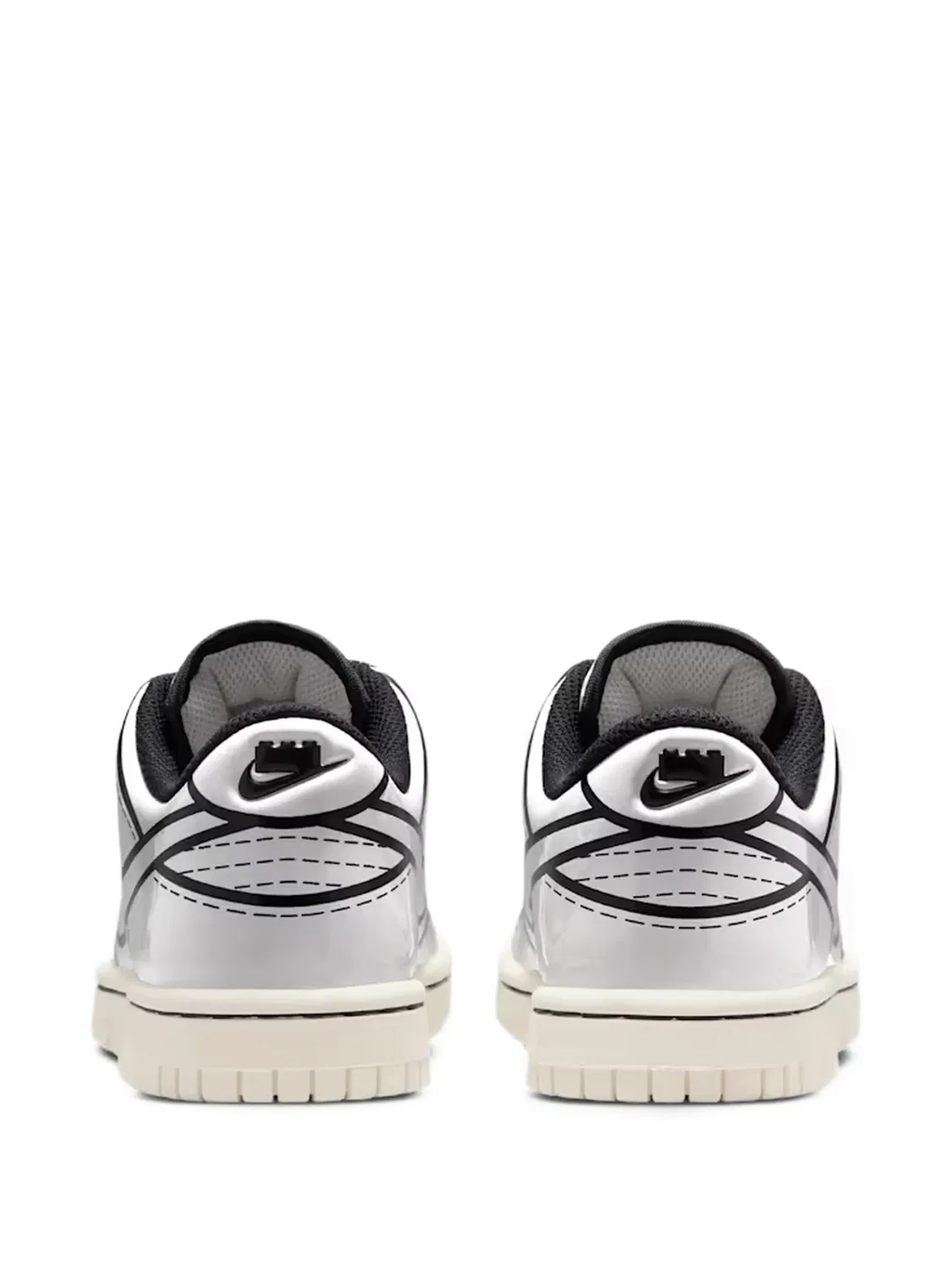 Кроссовки Dunk Low из коллаборации с LEGO Nike Kids, белый — фото 3