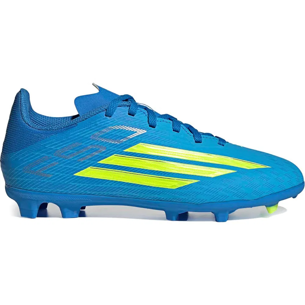 Детские футбольные бутсы F50 League Adidas, Blue/Yellow/Blue — фото 2