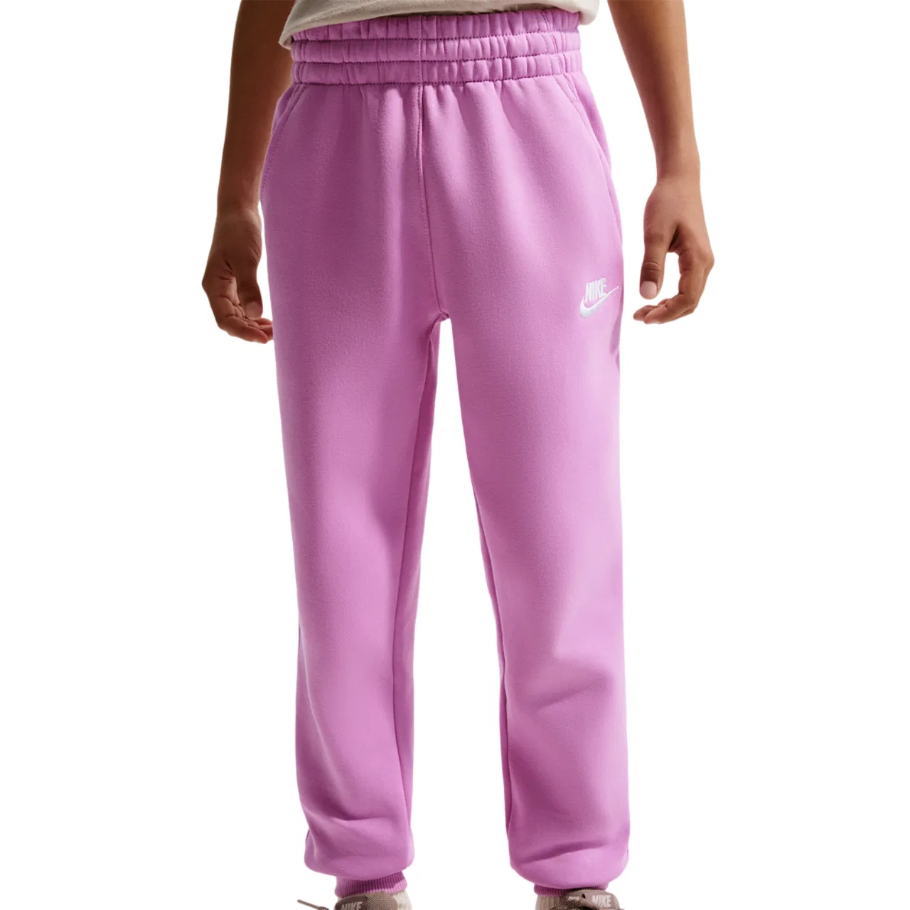 Брюки для мальчиков Club LBR Fleece Nike, цвет Lt Magenta/White