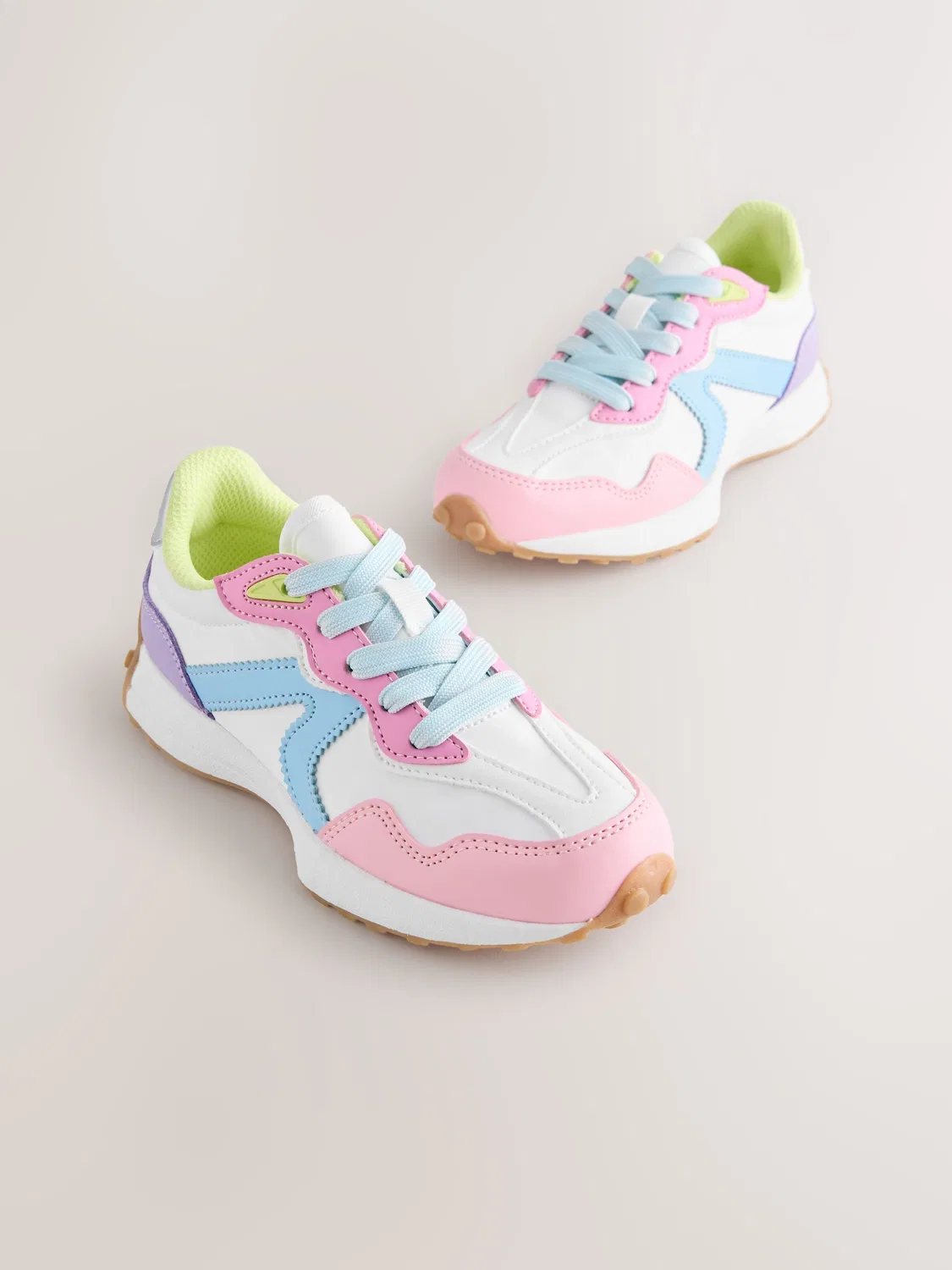 Кроссовки повседневные Pastel Colourblock Next, пастельный колорблок — фото 2