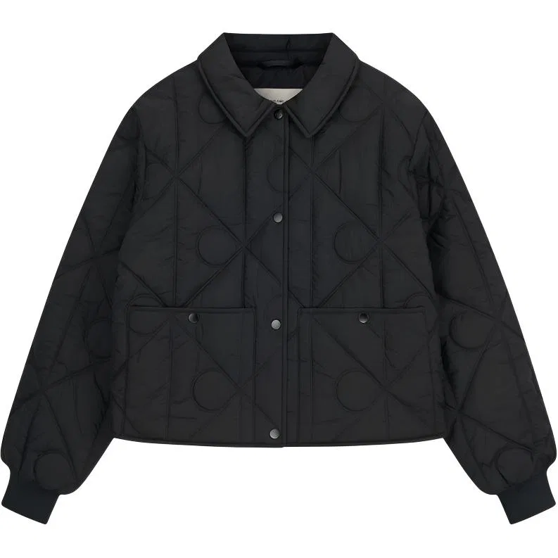 Пуховик с отложным воротником Calvin Klein, Space Black