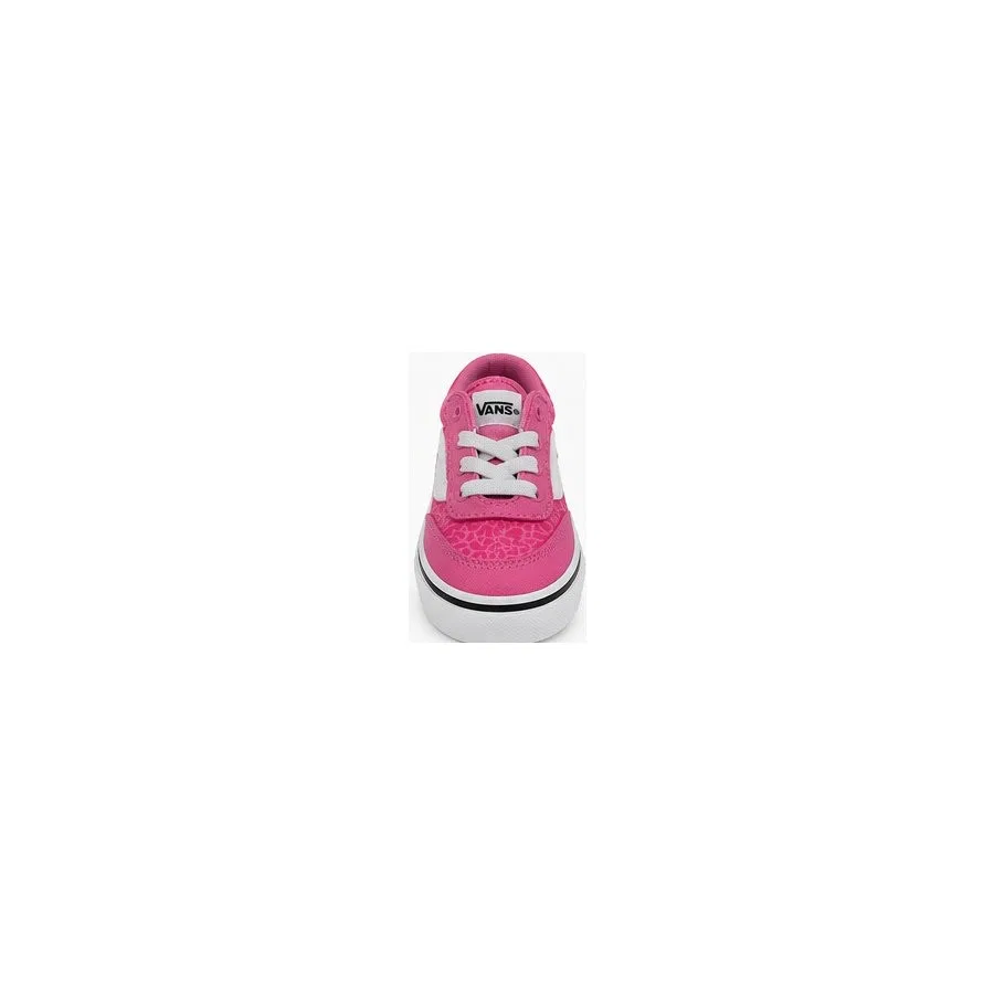 Повседневные кроссовки с длинным рукавом Brooklyn LS Slip-On Vans, Цвет Розовый Светло-Серый — фото 3