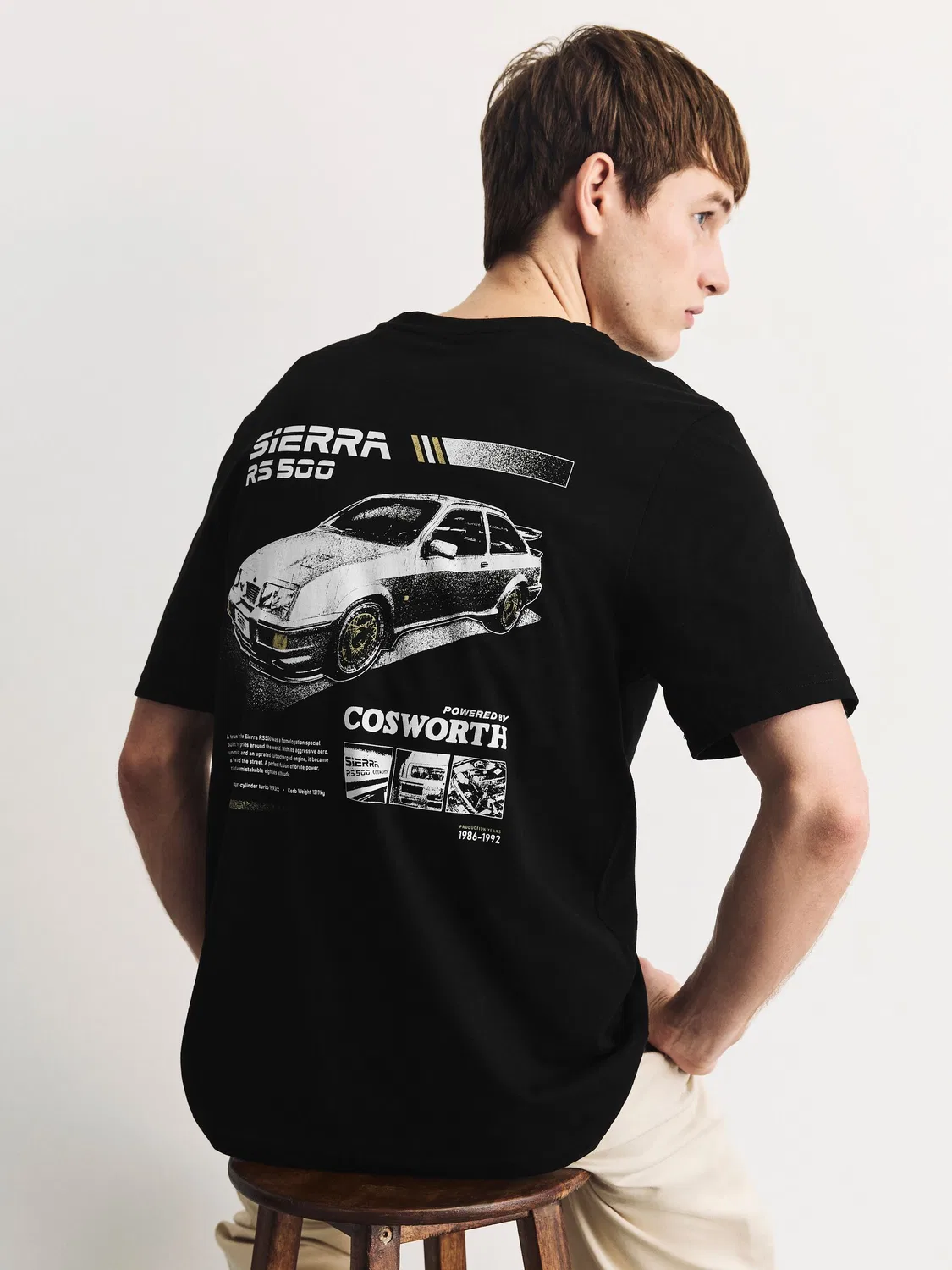 Футболка с графическим принтом Hot Hatch Next, Black Gold