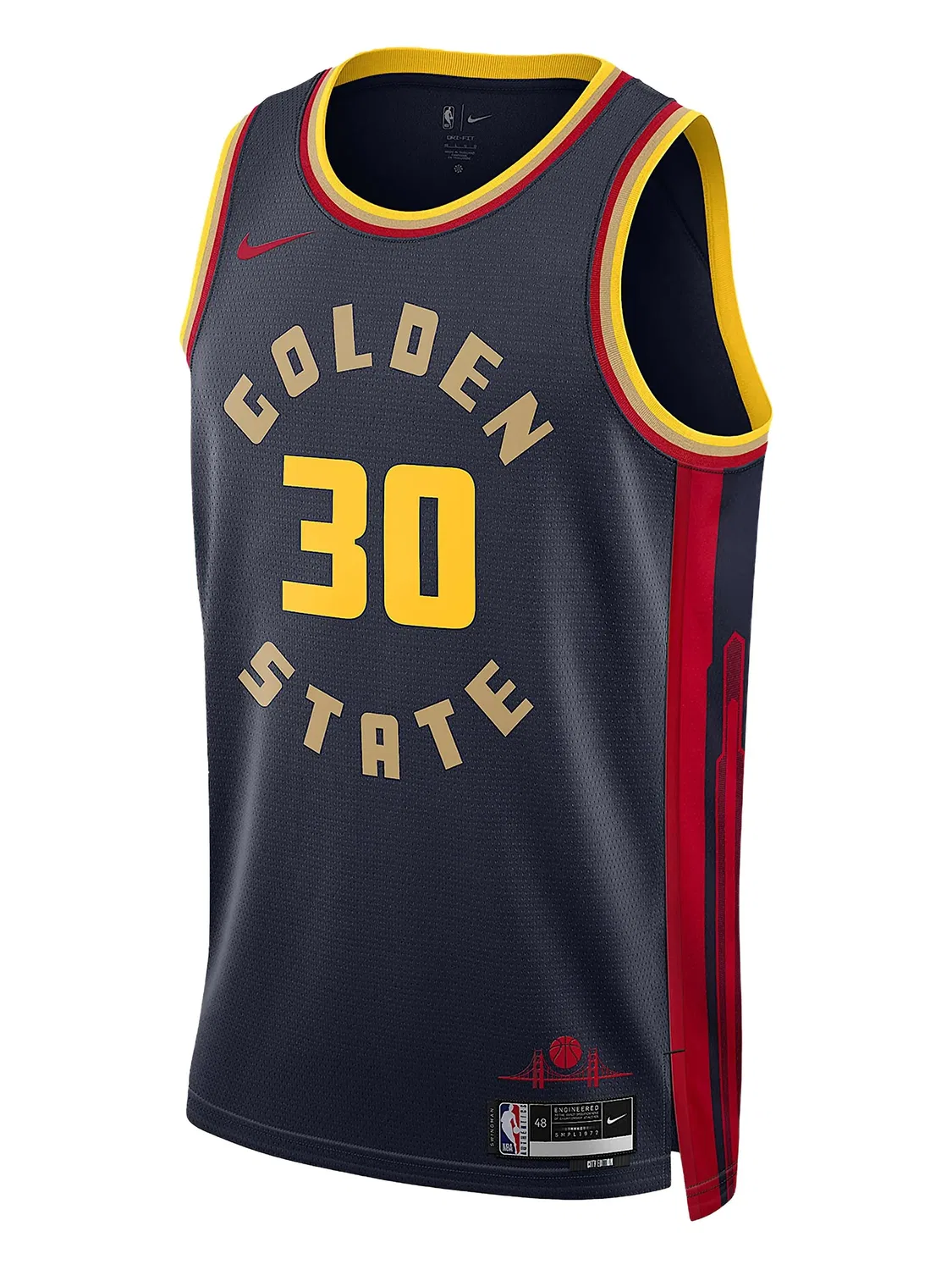 Майка NBA Stephen Curry City Edition Swingman Nike, синий