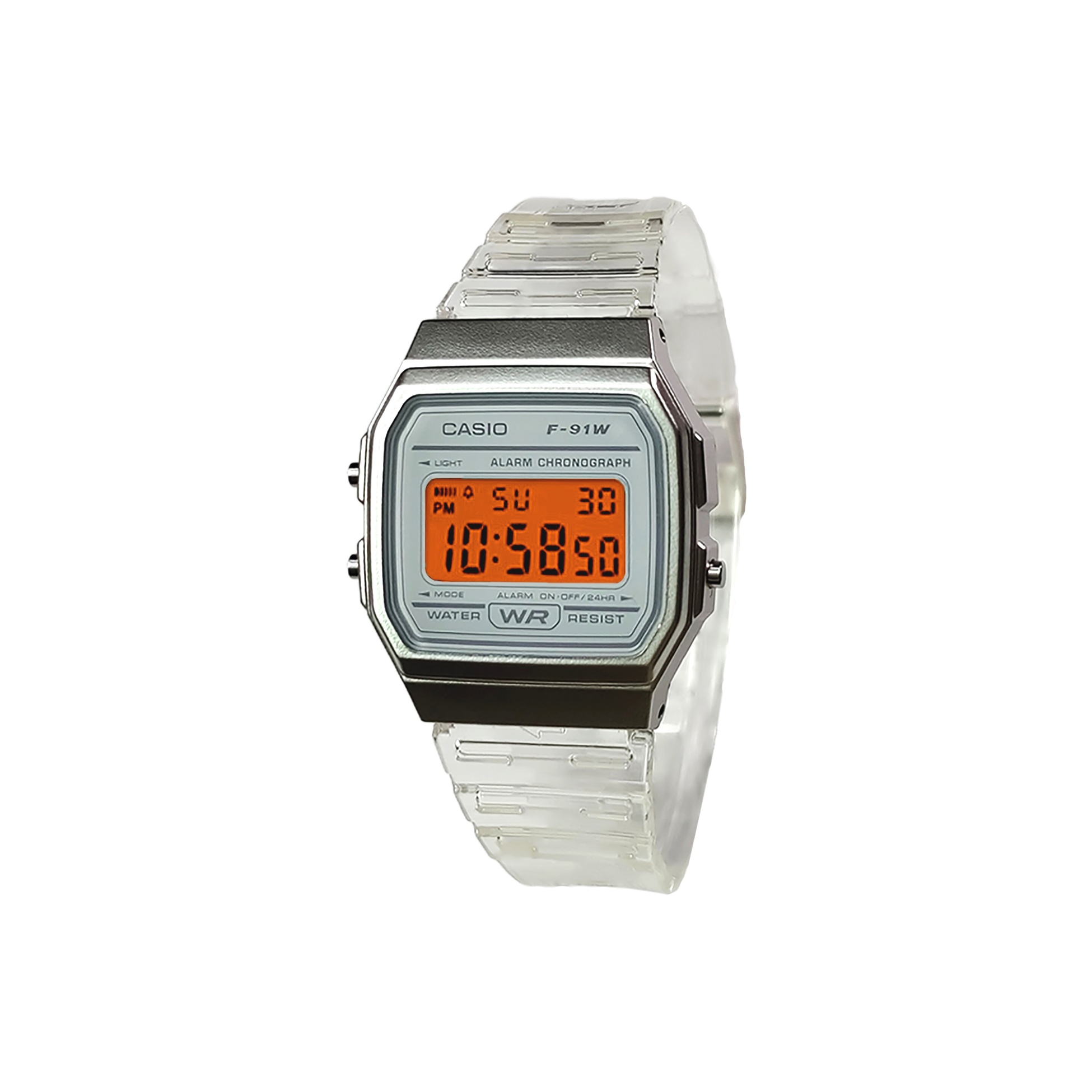 

CASIO Часы Quartz Movement Resin Strap Watch Unisex White Dial