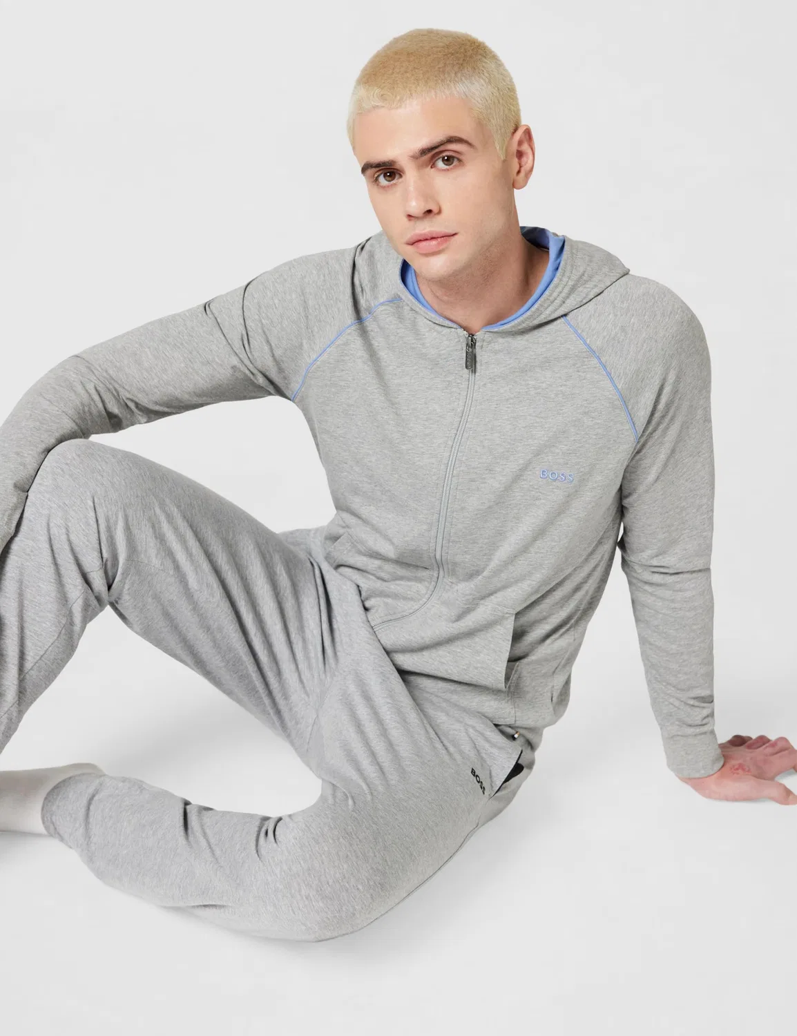 Мужская куртка H Mix&match BOSS, Medium Grey 037 — фото 2