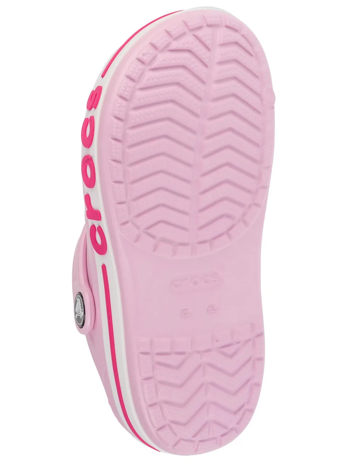 Детские сандалии Crocs Bayaband Kids Clog розового цвета — фото 3