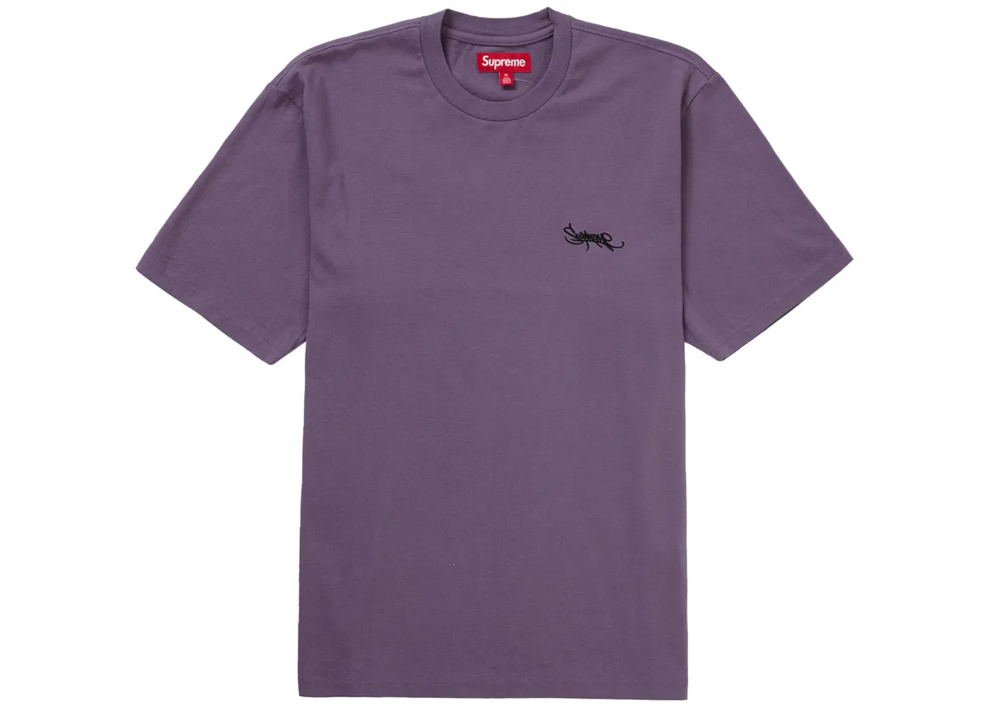 Мужская футболка с принтом Supreme Washed Tag Top Supreme, Lavender