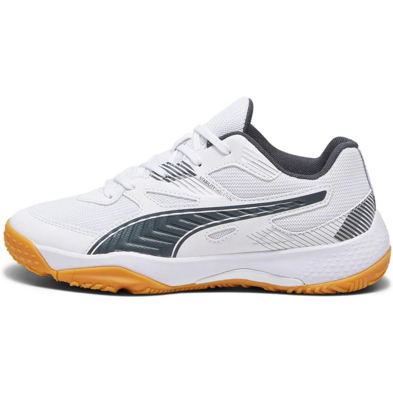 Детские кроссовки для Indoor-Sport Solarflash Jr II Puma, Weiss Grau — фото 2