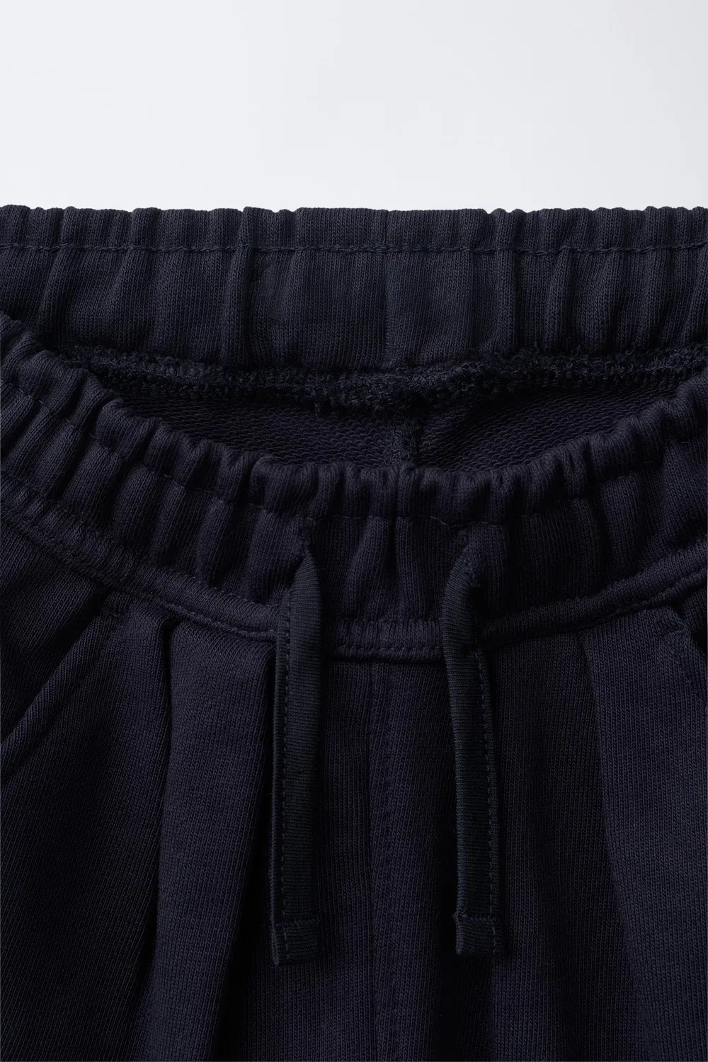 Свободные плюшевые брюки ZARA, Dark navy — фото 3