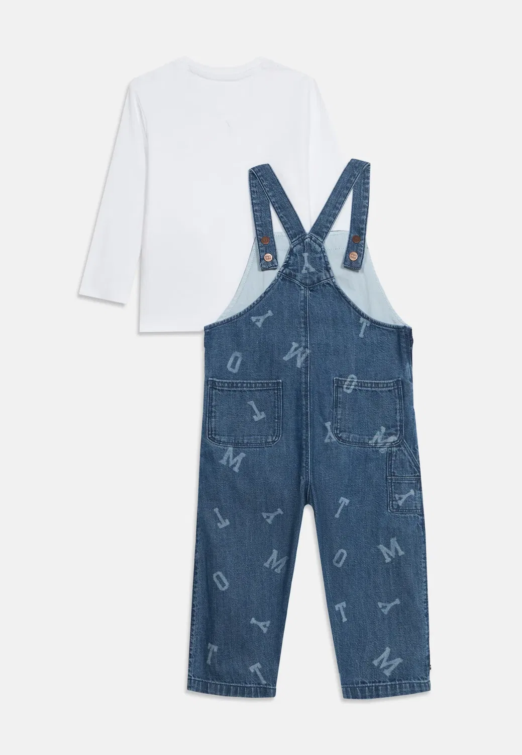 Комплект унисекс - джинсы прямого кроя Tommy Hilfiger, Denim Medium — фото 2