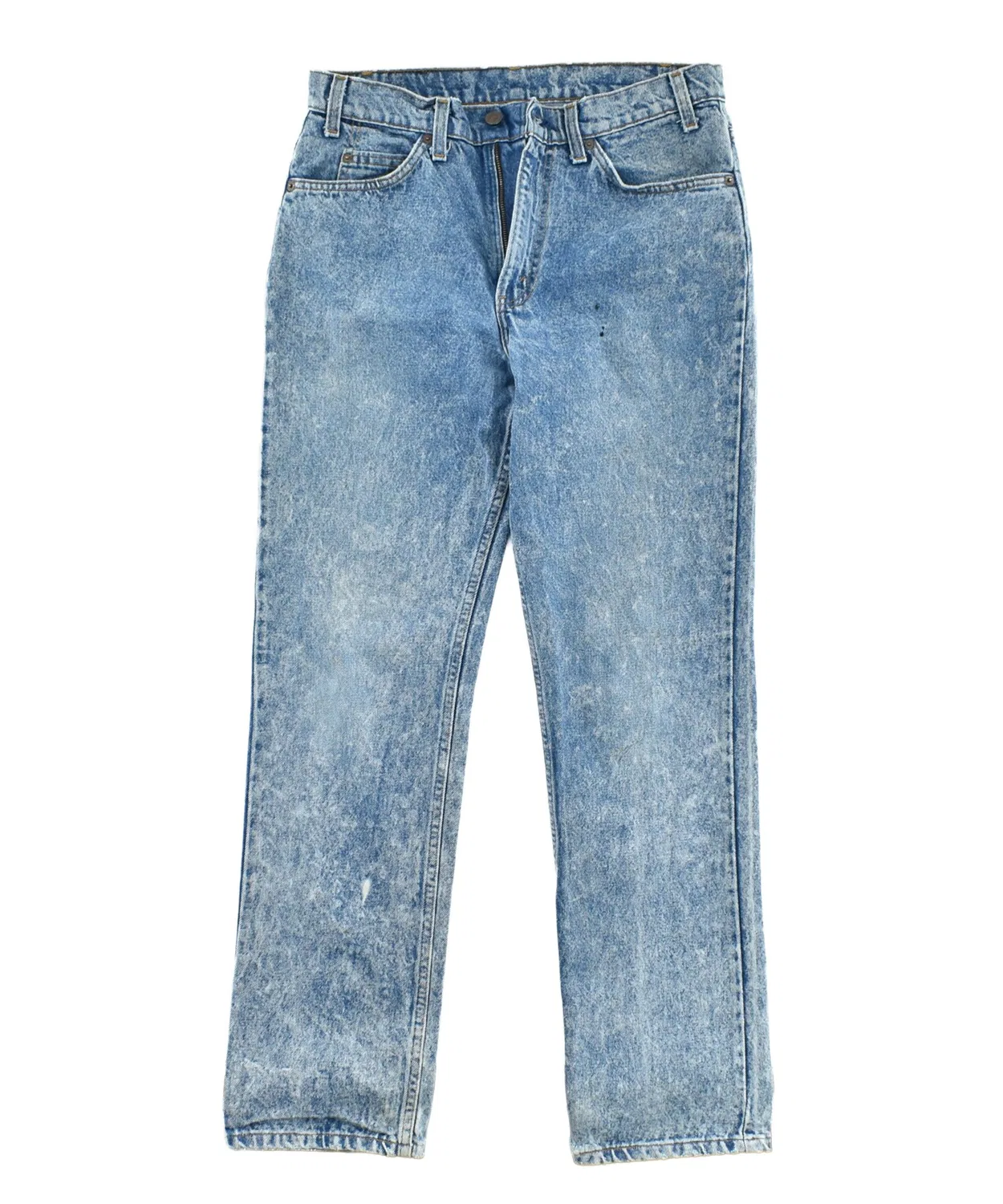 Мужские джинсы Levi's 405 с химической стиркой, прямой крой, синие