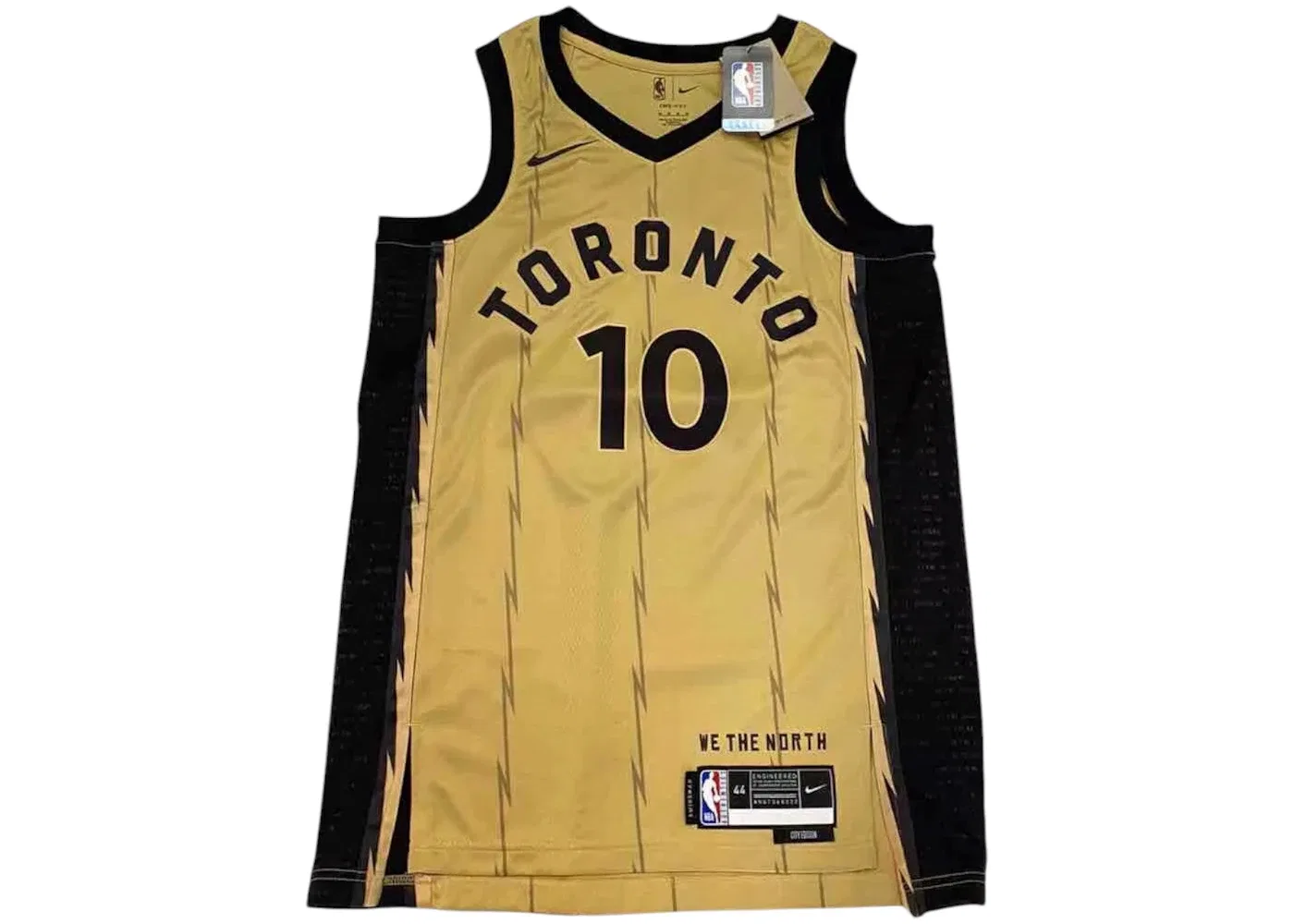 Мужская баскетбольная джерси с принтом Drake Toronto Raptors West End Swingman Nike, Gold