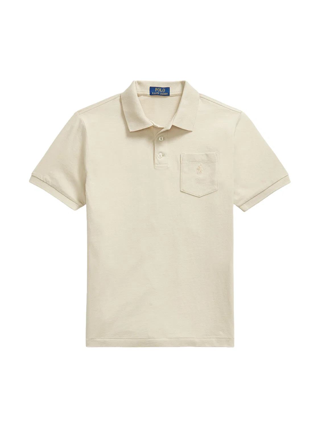 Поло стандартного кроя для мальчика Polo Ralph Lauren, бежевый