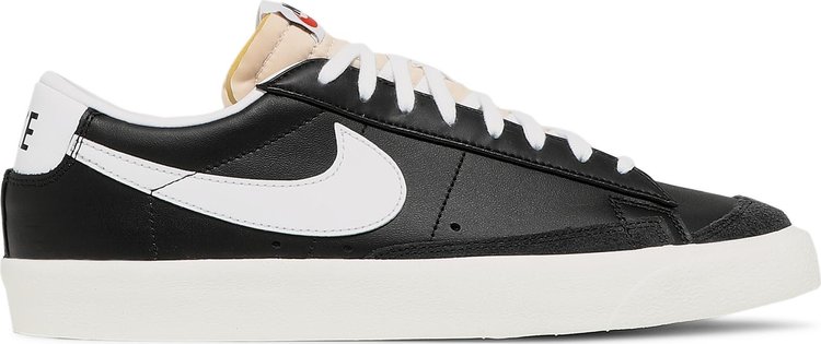 Кроссовки Nike Blazer Low '77 Vintage, черный/белый - фото