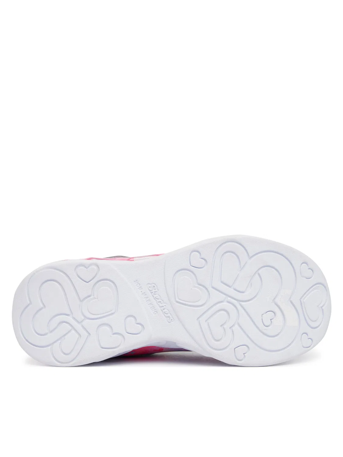 Кроссовки для девочки S-Lights Infinite Heart Lights-Heart Jewels Skechers, разноцветный — фото 4