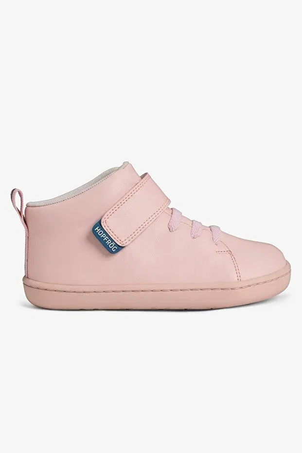 Детские ботинки для девочек без каблука Smart Walker High Top Pink Light Hopfrög, Pink Light