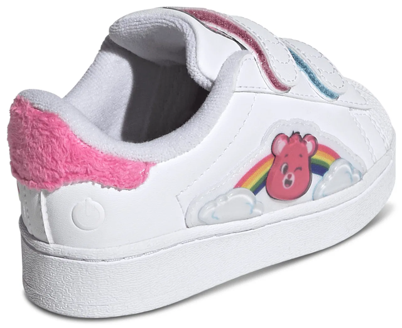 Детские кроссовки для мальчиков с LED-подсветкой Superstar LED Lights adidas, Footwear White Bliss Pink Lucid Pink — фото 3