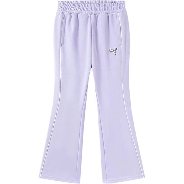 Детские брюки с принтом PUMA, Pink Purple 70002