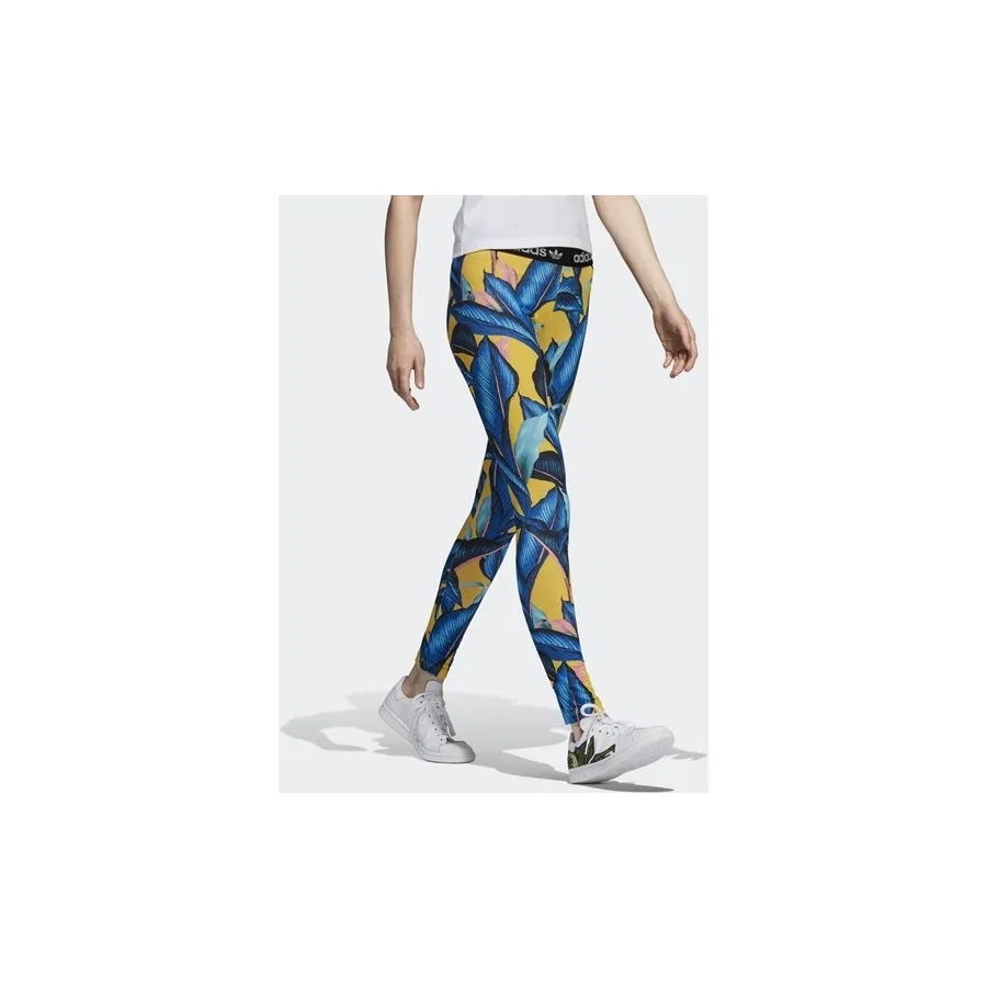 Женские леггинсы с принтом adidas DH3056 Tight, Разноцветный — фото 4