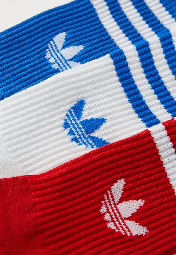 Комплект из 3 пар носков унисекс 3S Crew S Adidas Originals, белый/синий — фото 4