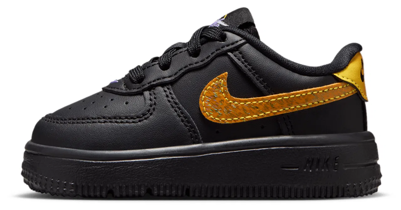 Детские кроссовки для мальчиков Nike Air Force 1 Low, Purple/Black — фото 2