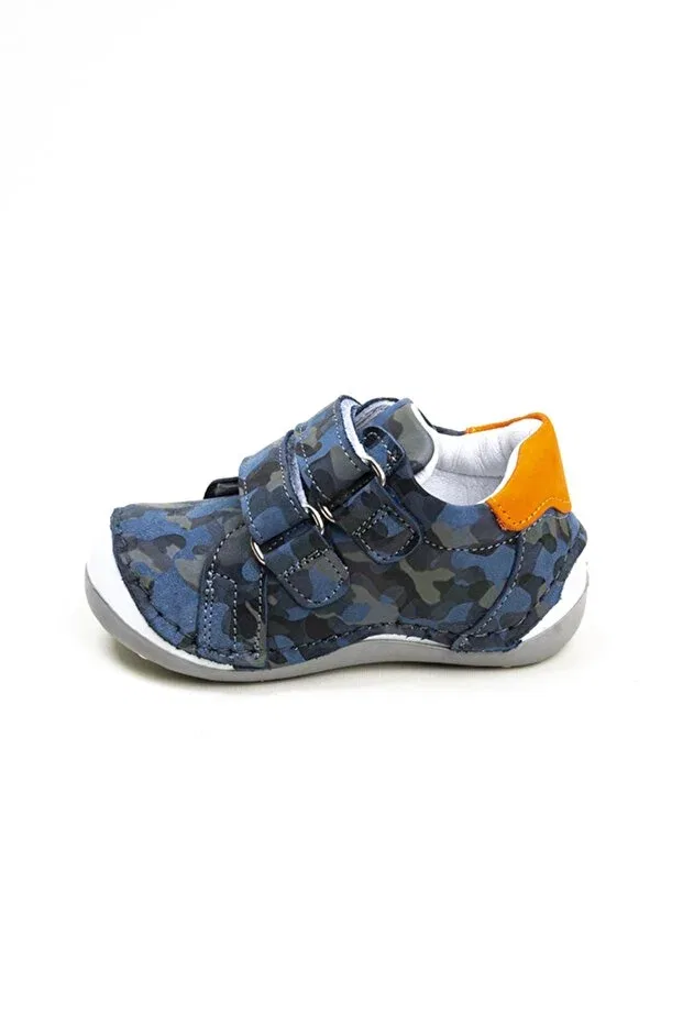 Детские туфли для девочек ортопедические Ewen Tomm, Camouflage / Oranj — фото 2