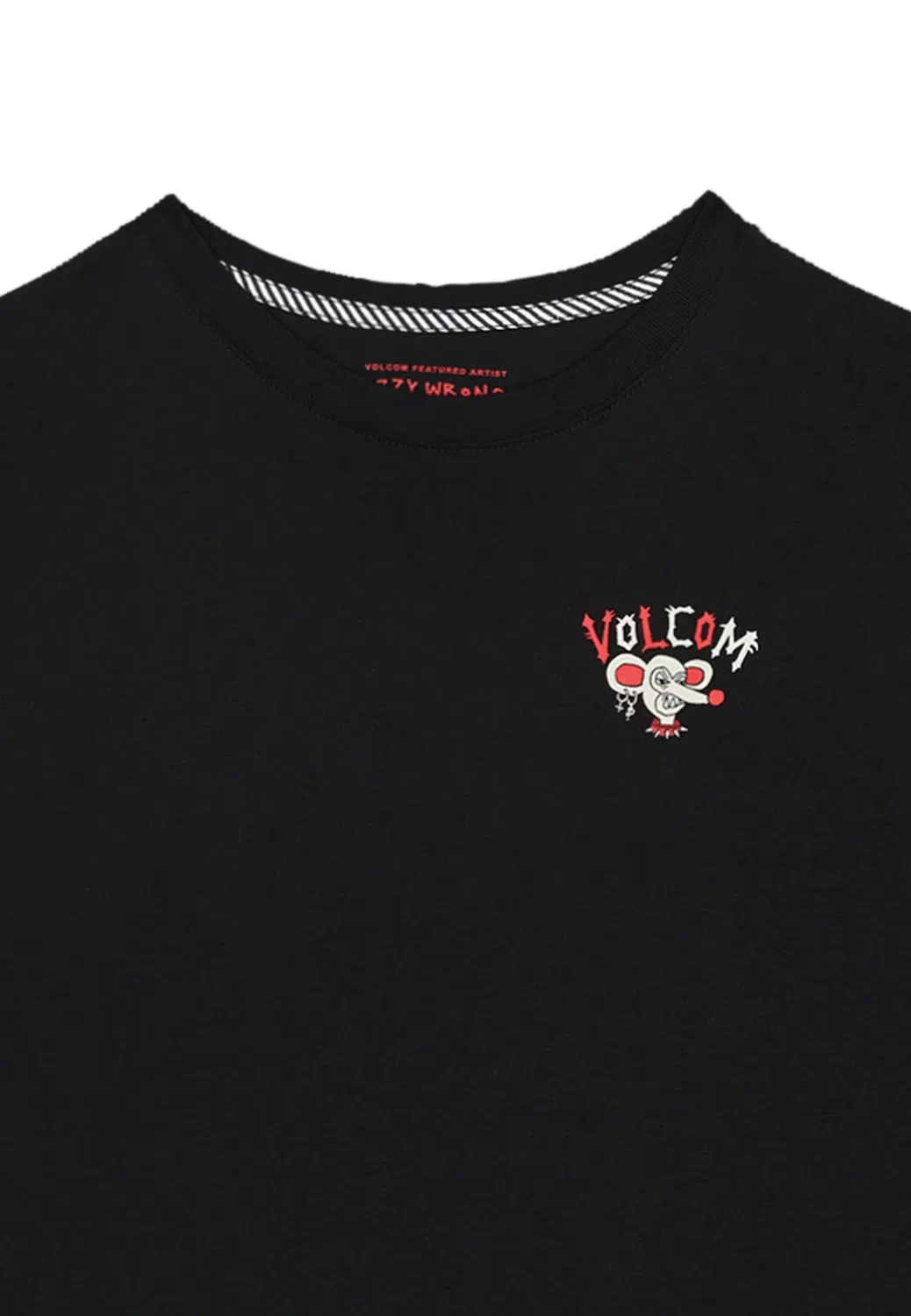 Tee fa ozzy 2 - футболка с принтом Volcom, Black — фото 3