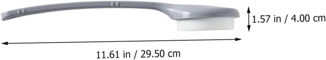 Набор щеток для тела 2 шт PLAFOPE, PP и спонж, 29.5 x 8.5 x 4 см — фото 3