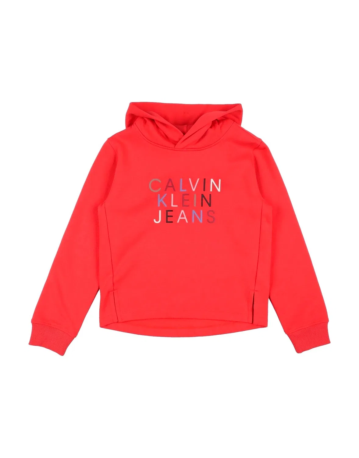 Толстовка из флиса с длинным рукавом Calvin Klein, красный