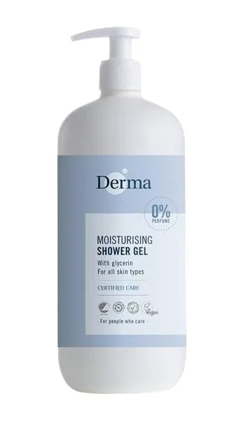 Гель для душа увлажняющий Derma Family, 1000 мл, Black