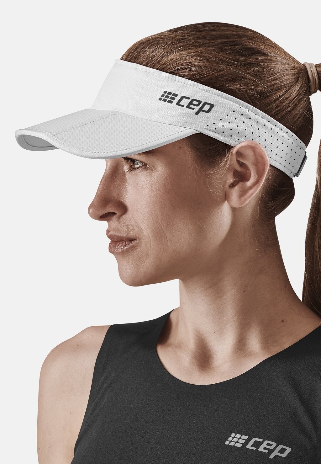 

Бейсболка THE RUN VISOR UNISEX CEP, цвет white