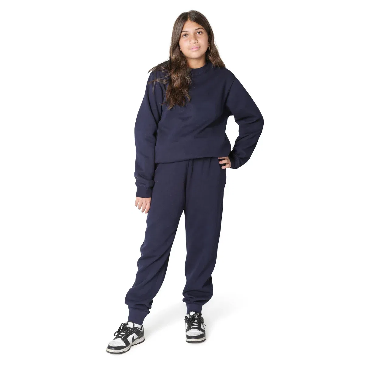 Детская толстовка из флиса с капюшоном Everyday Kids, Navy