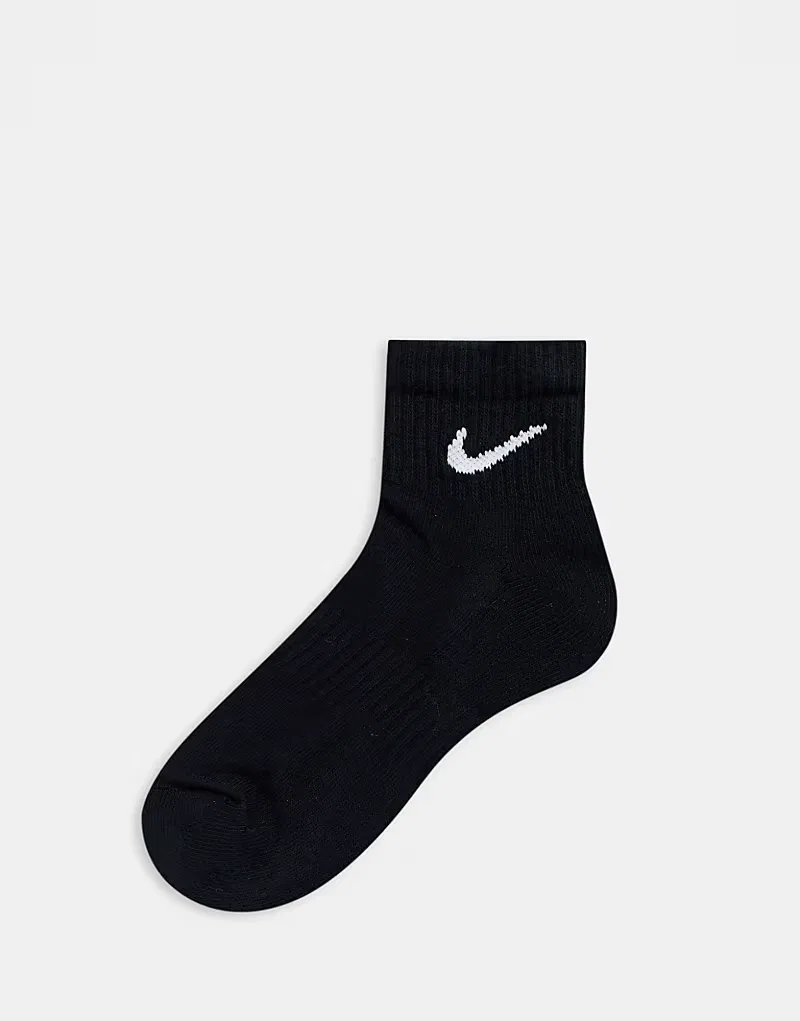Носки низкие Everyday Cushioned 3 шт Nike Training, черный — фото 2
