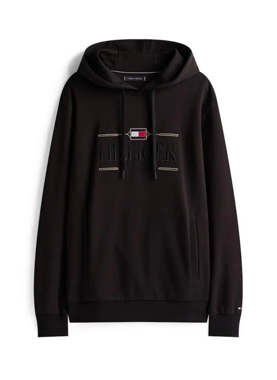 Худи Tommy Hilfiger Textured, черный — фото 2