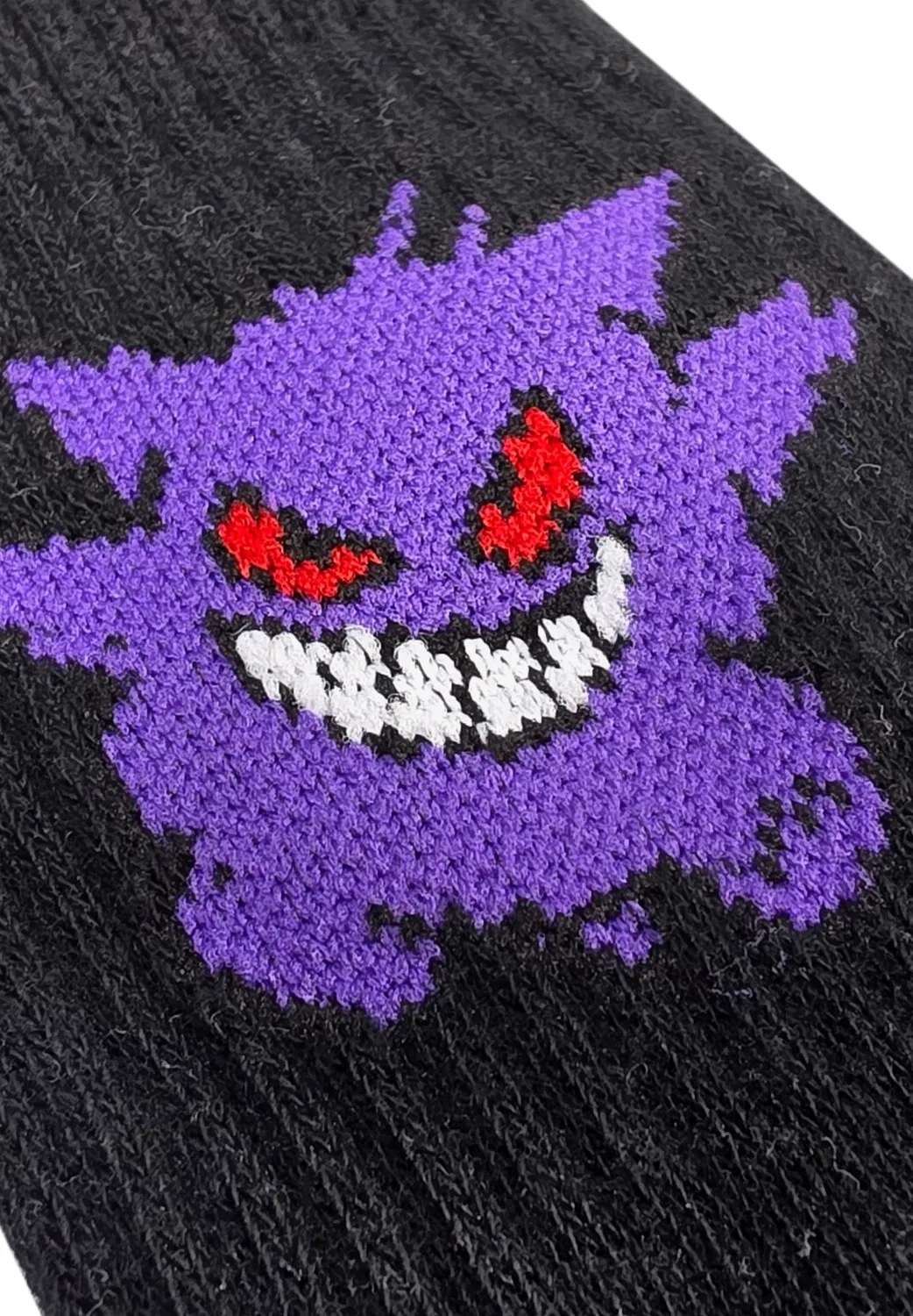 2Er Pack Pokemon Socken Pikachu Gengar Tennissocken Söckchen унисекс - носки United Labels, Schwarz — фото 3