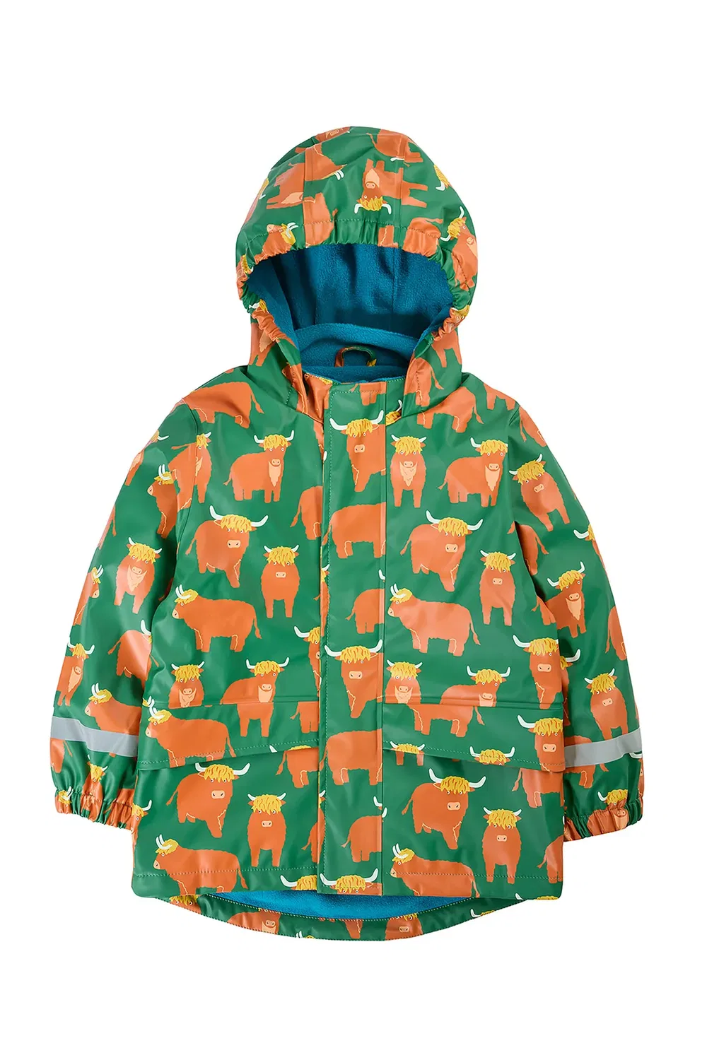 Детское пальто с принтом Frugi, Green