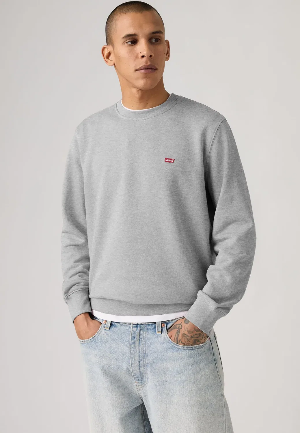 Оригинальная команда - толстовка Levi'S, Medium Vintage Htr Grey — фото 3