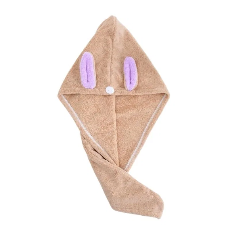 Шапочка для сушки волос AD-BCrbgen, Микрофибра, 1 шт, Khaki