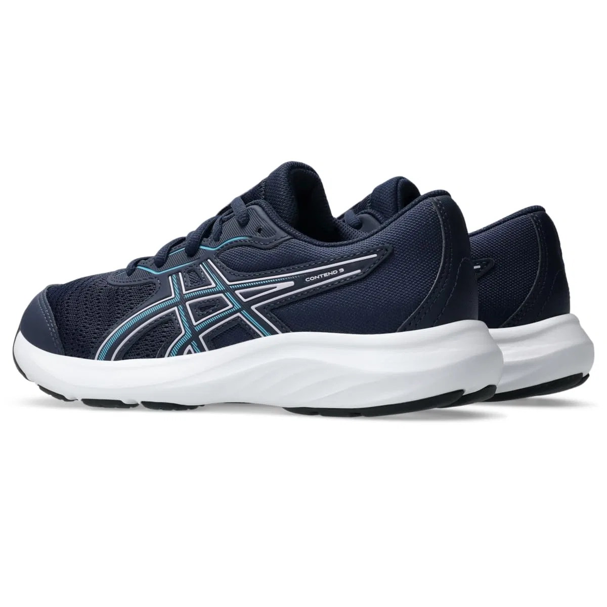 Детские кроссовки для мальчиков с принтом Contend 9 Gs ASICS, Midnight Stillwater — фото 3