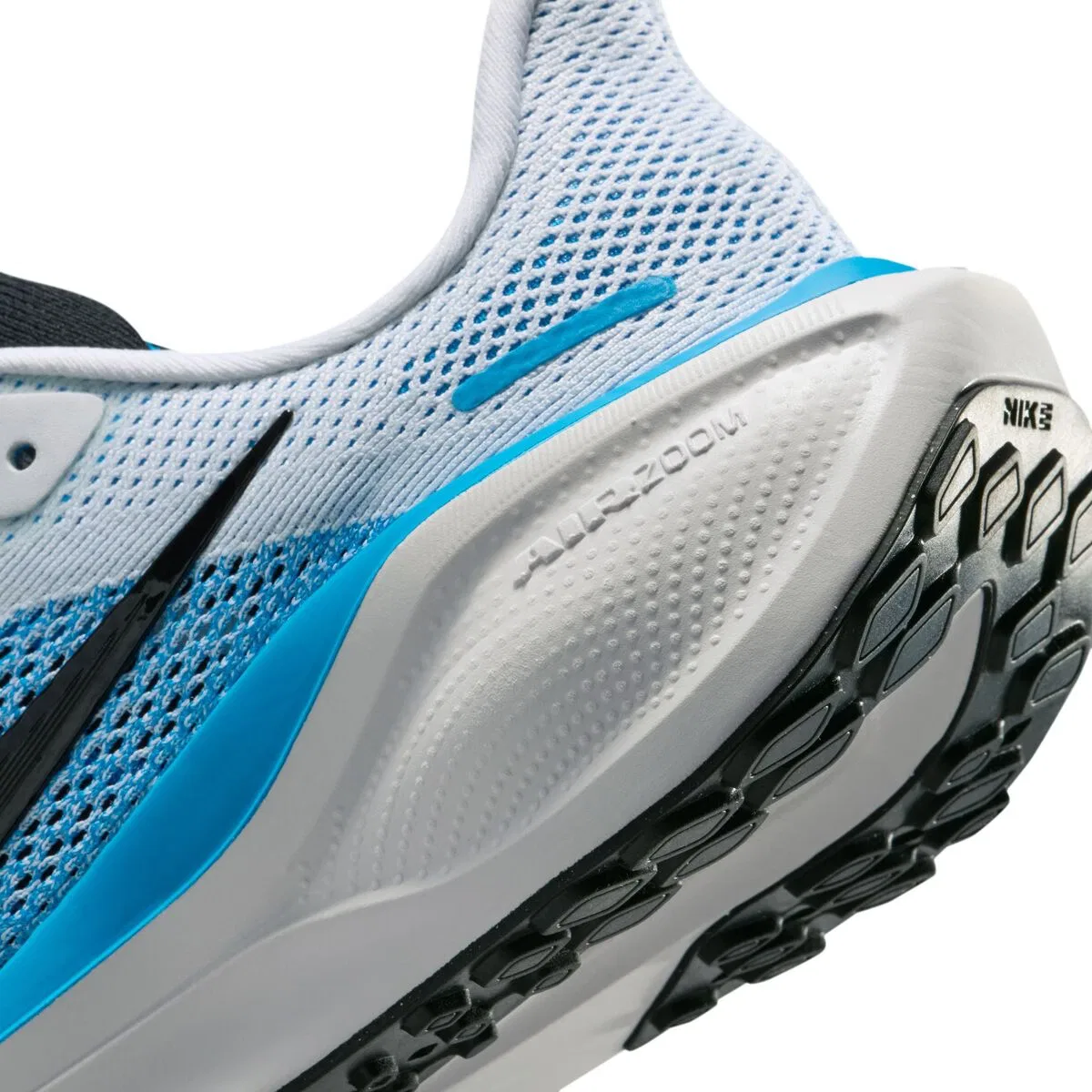 Детские кроссовки для бега с амортизацией Pegasus 41 Nike, White/Black-Blue Hero — фото 2