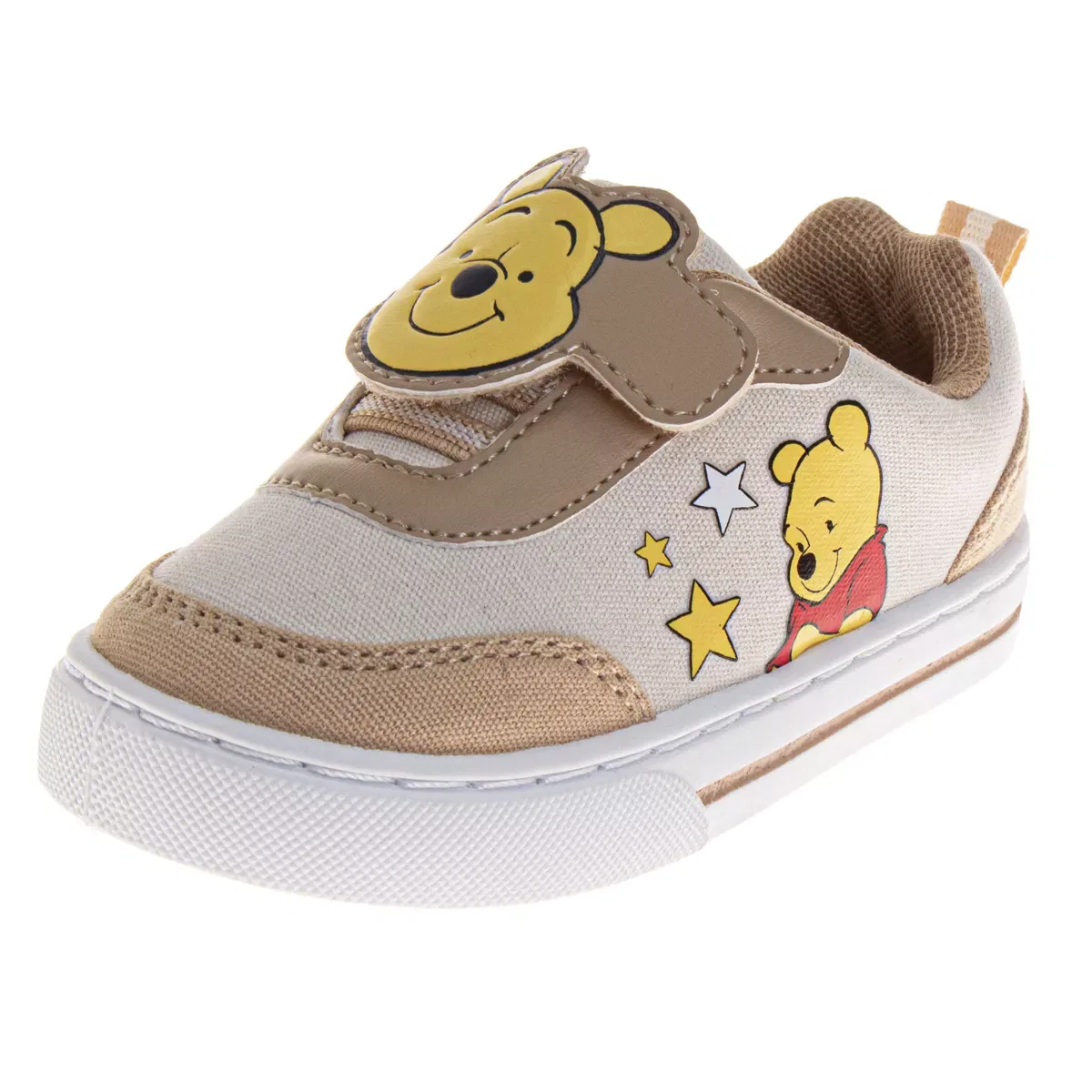 Детские кроссовки для девочек с принтом Disney Winnie The Pooh, Beige Yellow