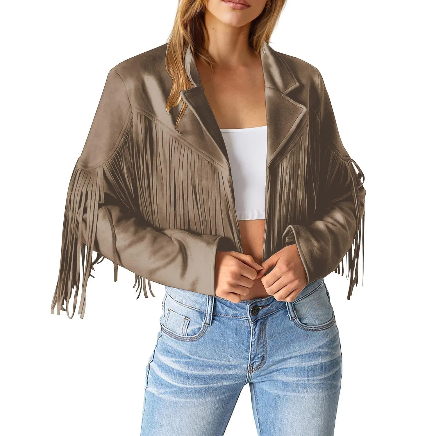 Женская куртка из искусственной кожи с принтом Locomotive Leather Classic Charming Street Clothing, marrone