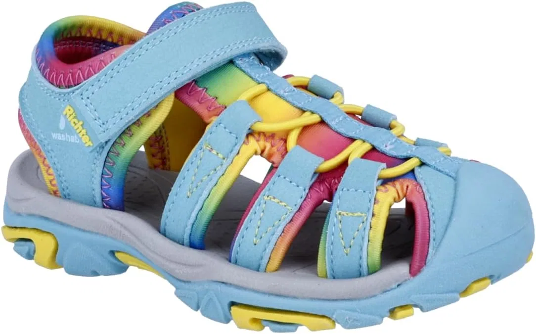 Детские сандалии с ремешком на щиколотке Richter, Jelly Rainbow Mult