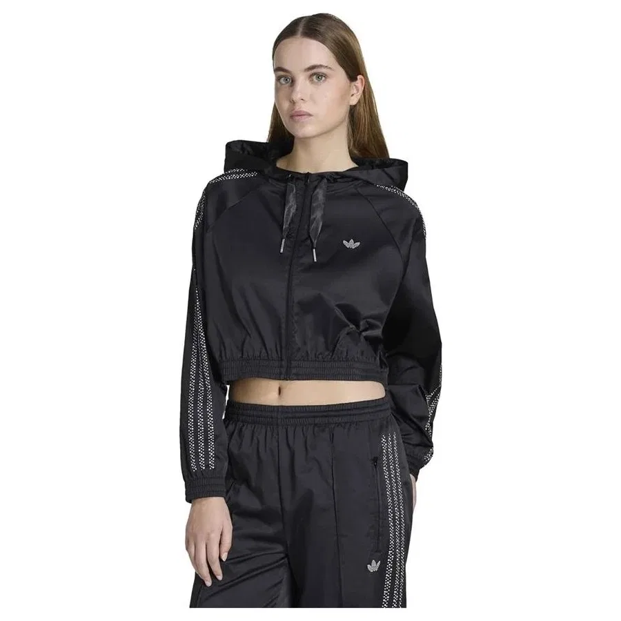 Женский свитшот Pearl Hoodie adidas, Черный — фото 2
